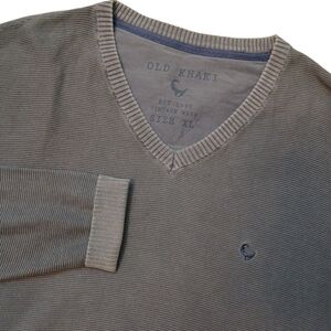 Old Khaki Vintage Wash‎ Preppy Casual Lightweight Sweatshirt Mens XL